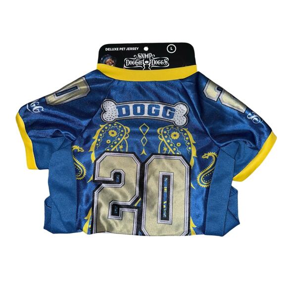 Snoop Doggie Doggs Deluxe Large Pet Jersey, Halftime NWT snoop dog pet line - Picture 7 of 7